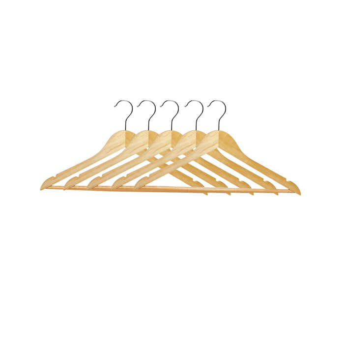 Cascade 5piece Nordic Wooden Hanger 45 x 1.2 x 23cm