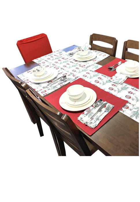 Landmark 10piece Gift Set (4pc Placemat, 4pc Table Napkin, 1pc Table Runner, and 1pc Bread Basket)