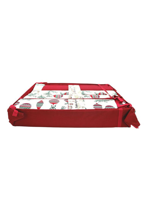 Landmark 10piece Gift Set (4pc Placemat, 4pc Table Napkin, 1pc Table Runner, and 1pc Bread Basket)