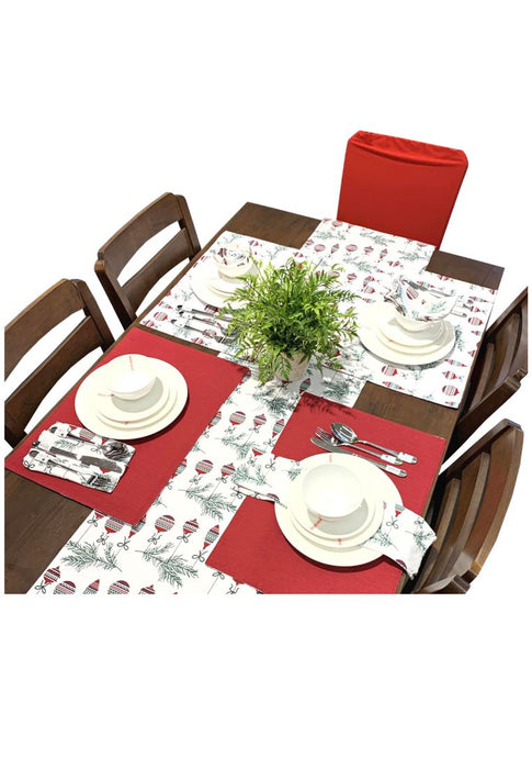 Landmark 10piece Gift Set (4pc Placemat, 4pc Table Napkin, 1pc Table Runner, and 1pc Bread Basket)