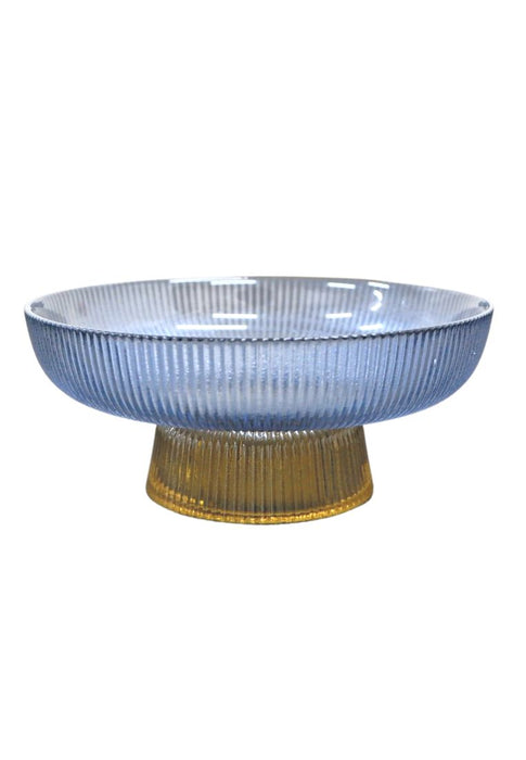 Landmark Compote Glass Bowl with Gold Base