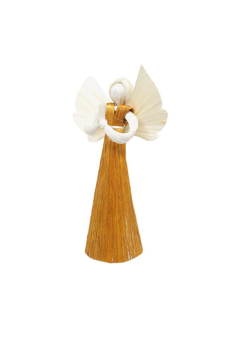 Landmark Hanging Abaca Cone Angel 6"