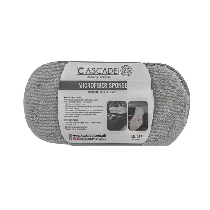 Cascade Car Microfiber Sponge 21.5 x 11 x 6.5cm