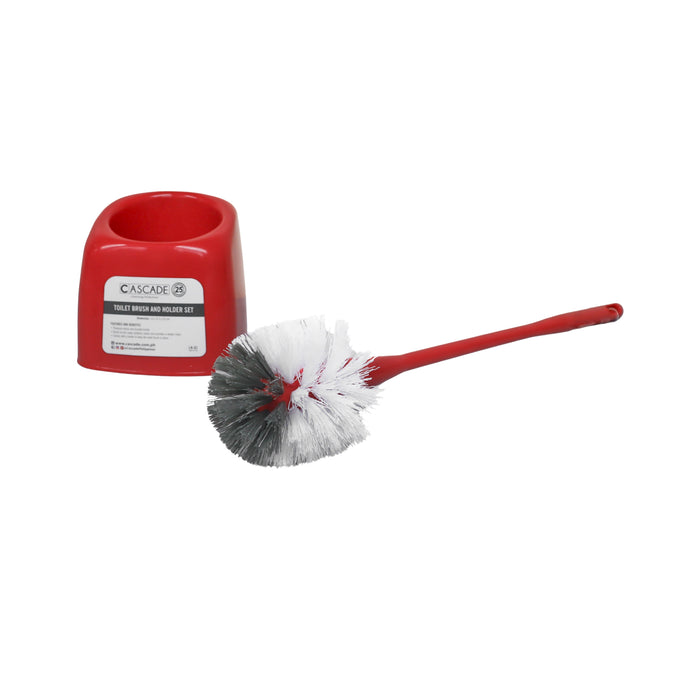 Cascade Toilet Brush with Holder Set 13 x 12.5 x 53cm