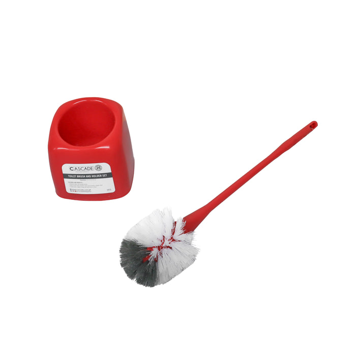 Cascade Toilet Brush with Holder Set 13 x 12.5 x 53cm