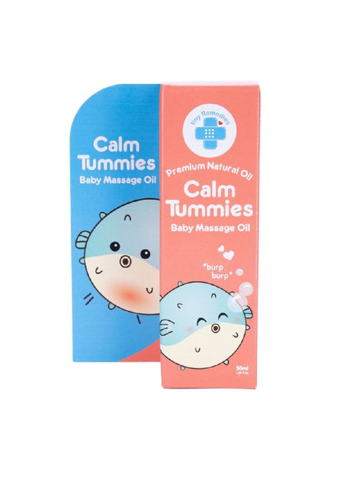 Tiny Buds Natural Massage Oil Clam Tummies - 50ml