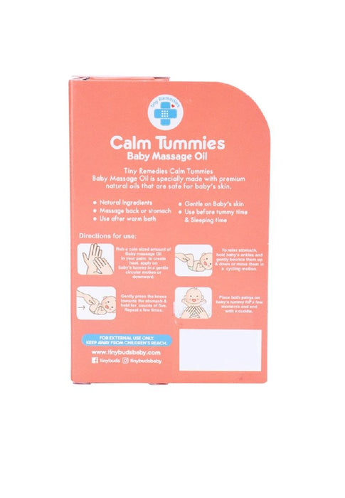 Tiny Buds Natural Massage Oil Clam Tummies - 50ml