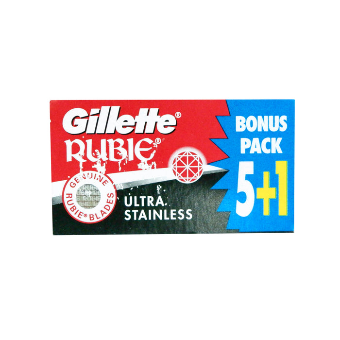 Buy Gillette 5piece Rubie Ultra Stainless Blade and Get 1piece Blade