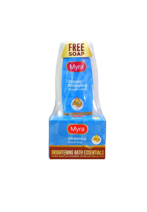 Myra Classic Whitening Lotion 200ml Get Free Myra Soap 90g
