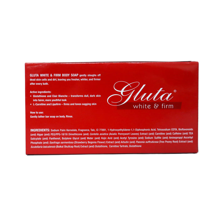 Gluta Buy 2 White and Firm Soap 135g and Get 1 Gluta White & Firm 90g