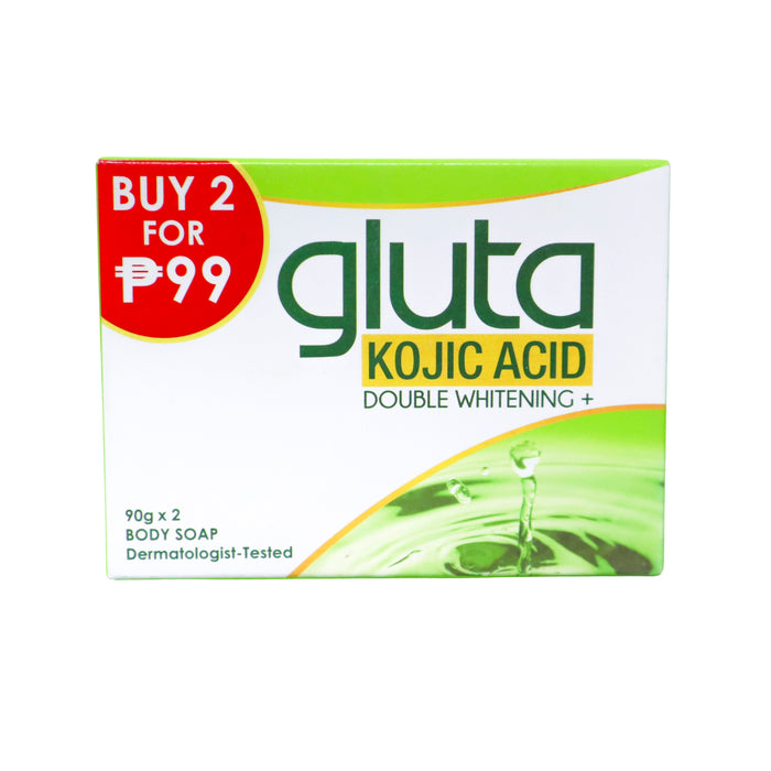 Gluta 2 piece Kojic Double Whitening Plus Soap 90g