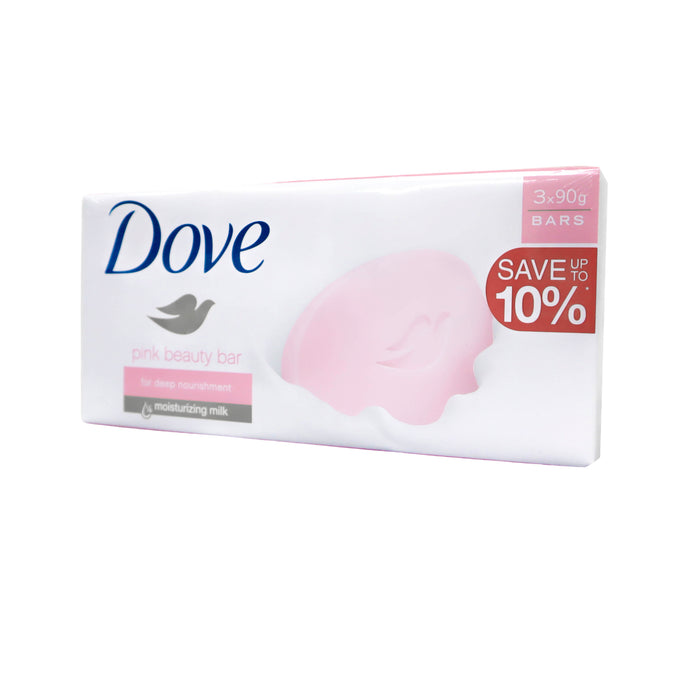 Dove Pure White Bar Pink Triples - 90g