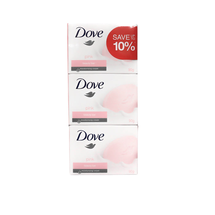 Dove Pure White Bar Pink Triples - 90g