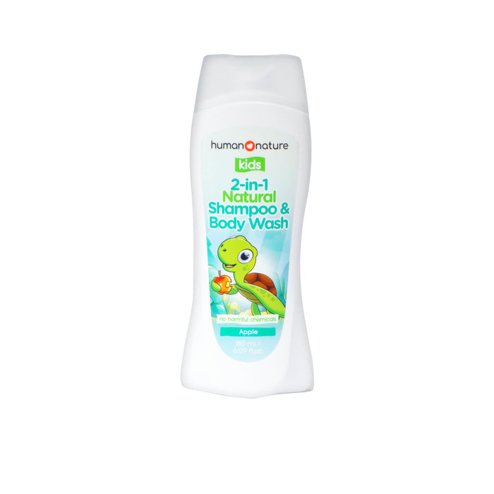 Human Nature Kids Shampoo and Body Wash 180ml