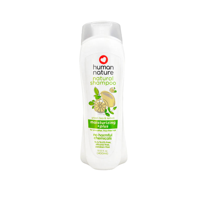 Human Nature Moisturizing Plus Green Tea & Lemon Shampoo 400ml