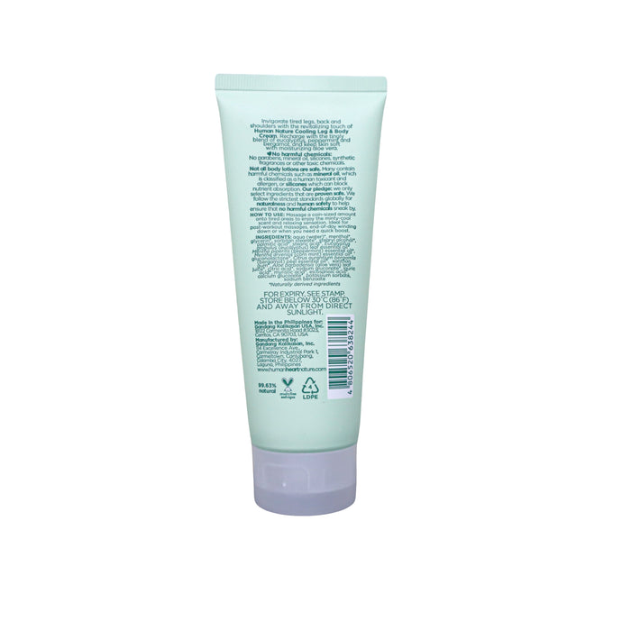 Human Nature Natural Cooling Leg & Body Cream 100ml