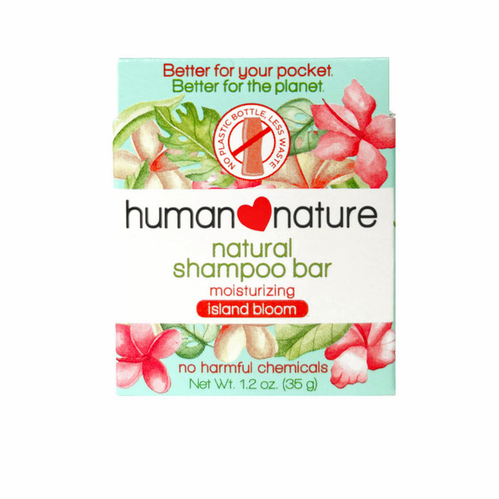 Human Nature Natural Moisturing Shampoo Bar - Island Bloom