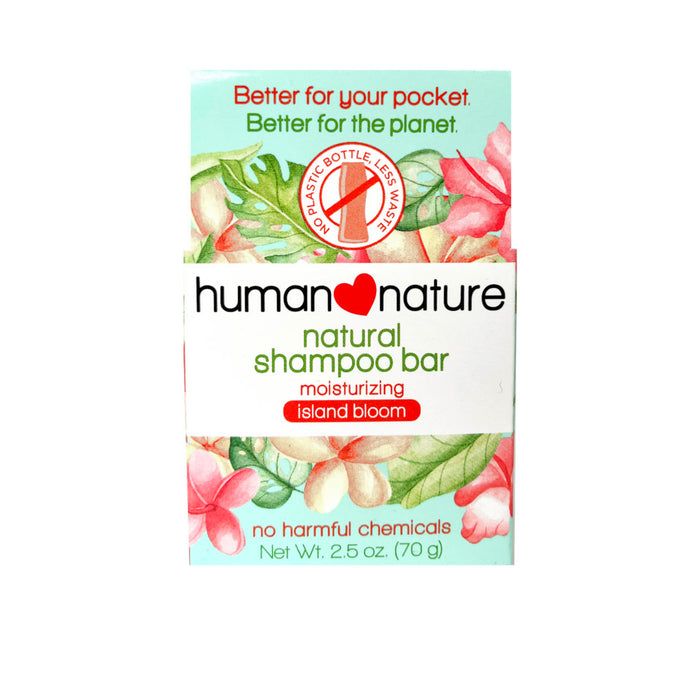 Human Nature Natural Moisturing Shampoo Bar - Island Bloom