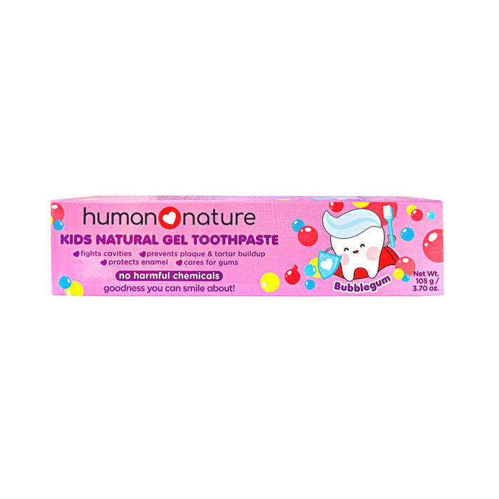 Human Nature Kids Natural Gel Toothpaste - Bubblegum