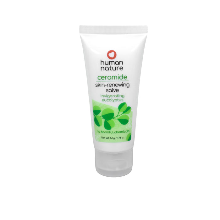 Human Nature Ceramide Skin Renewing Salve Hand & Foot Cream 50g - Invigorating Eucalyptus