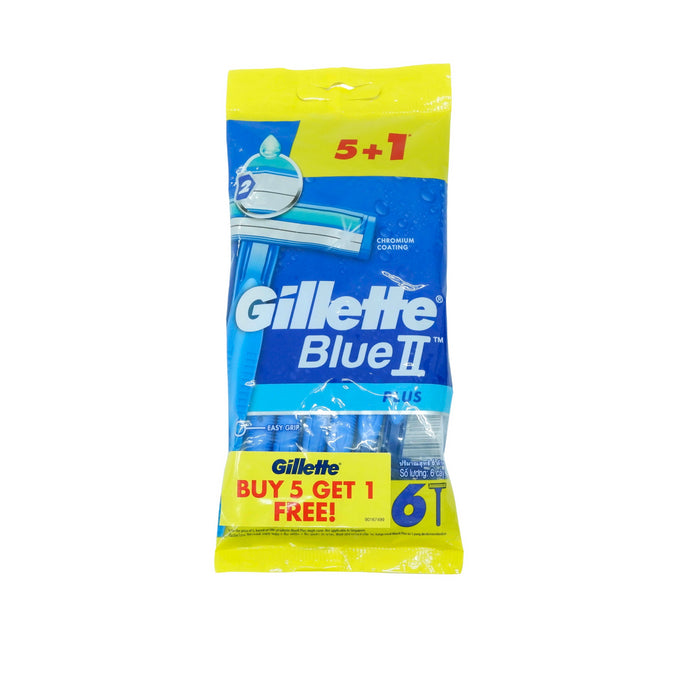 Gillette Blue II Plus Disposable Razor 5+1 Pack