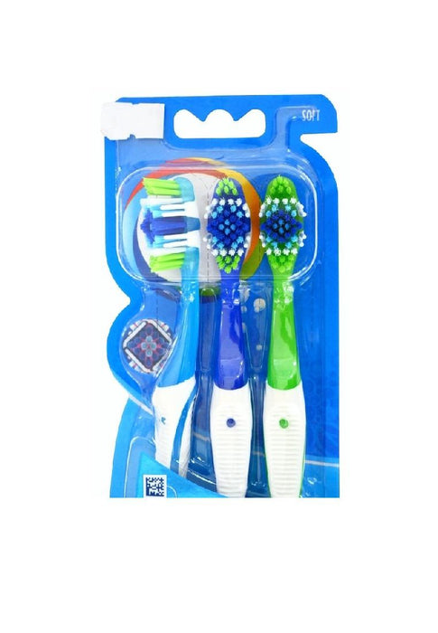 Oral B Toothbrush 5-way Clean Soft 3 pieces