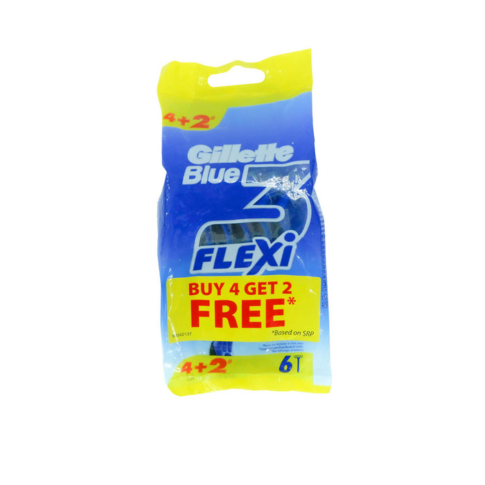 Gillette Blue III Flexi Disposable Razor 4+2 Pack