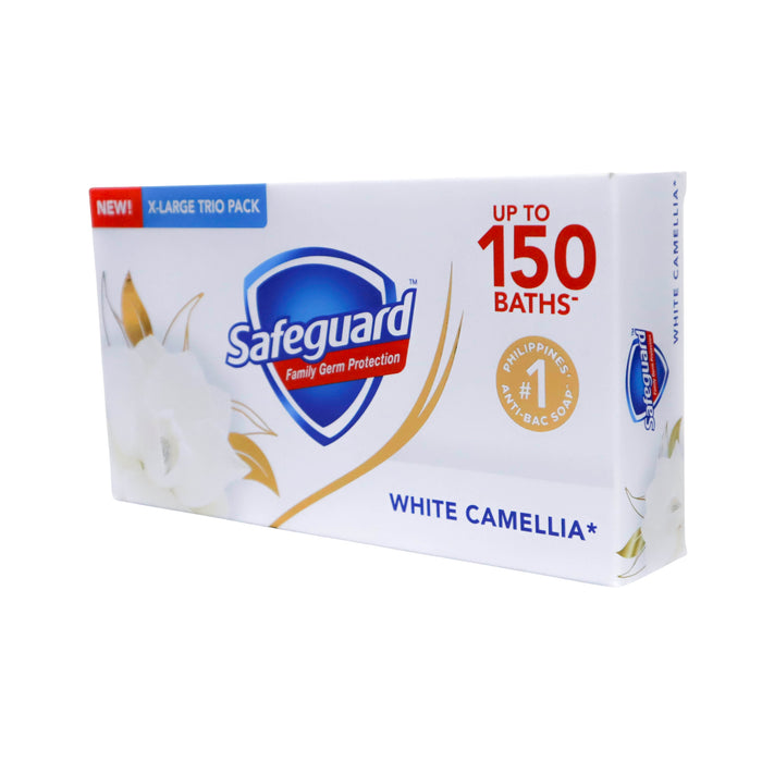 Safeguard White Camellia Bar Soap 160g x 3