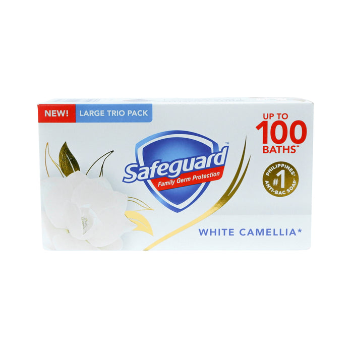 Safeguard White Camellia Bar Soap 115g x 3