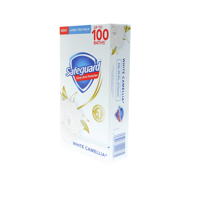 Safeguard White Camellia Bar Soap 115g x 3