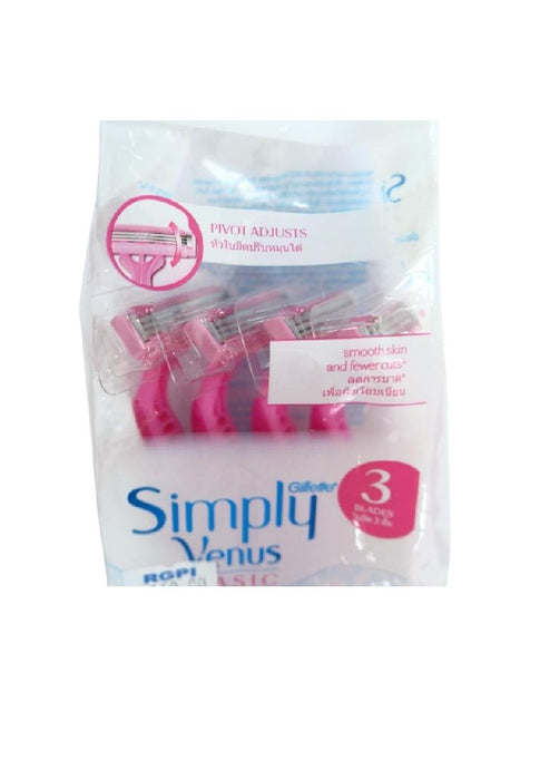 Gillette Simply Venus Basic 3 plus 1 Polybag