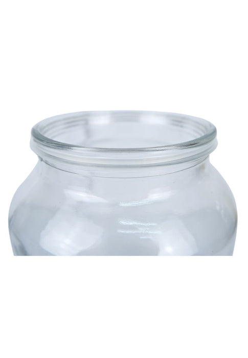 Landmark Round Cookie Jar With Stainless Lid