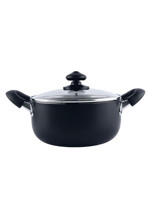 Royal King Non-stick Sauce Pot 20cm with Glass Lid