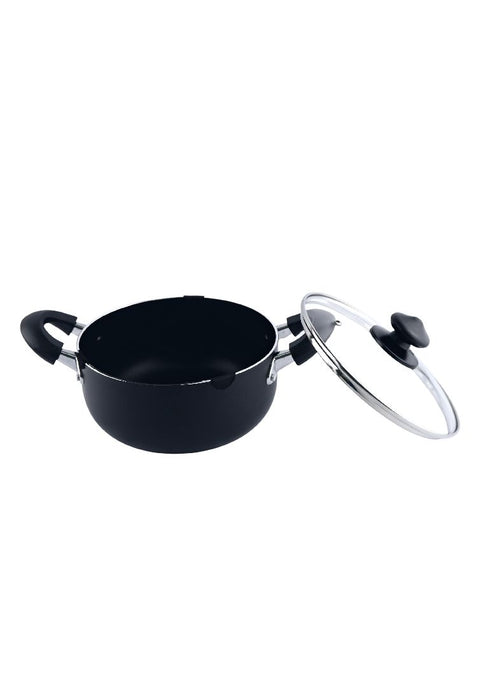 Royal King Non-stick Sauce Pot 20cm with Glass Lid