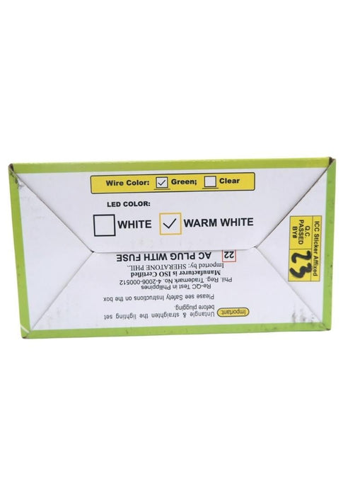 Landmark Led-F 100 Led With 10 Led Strobe Lights Steady Green Wire