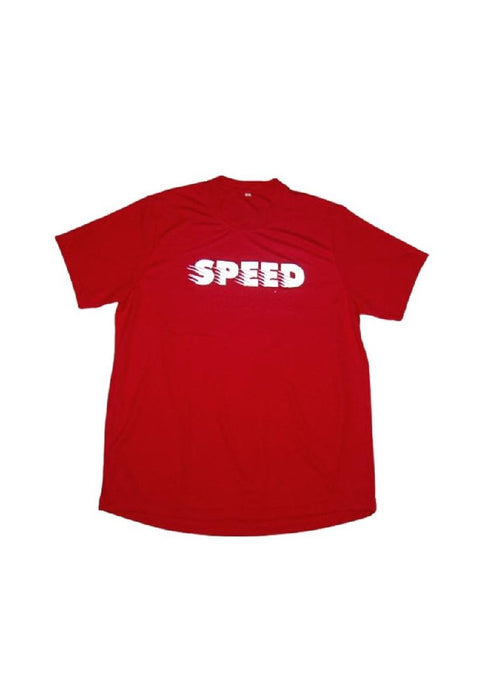 Landmark Short Sleeves Tshirt Round Neck Dri-fit With Speed Reflective- Red