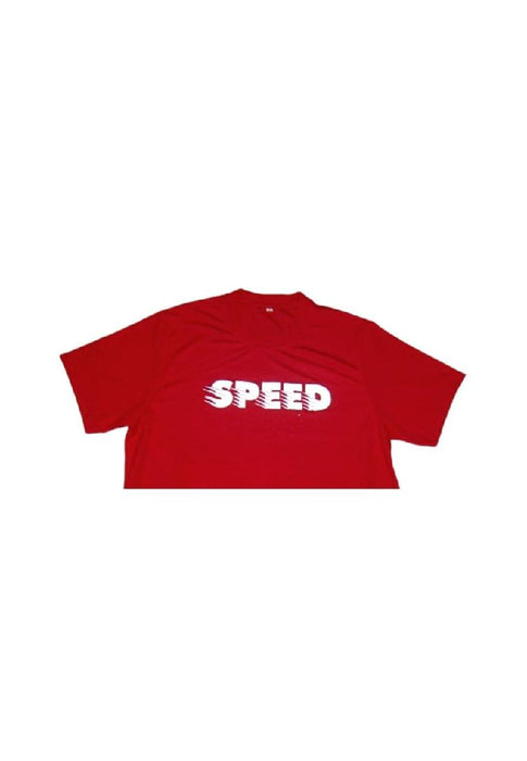 Landmark Short Sleeves Tshirt Round Neck Dri-fit With Speed Reflective- Red