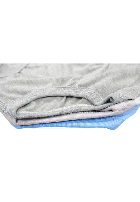 Landmark Brief Polyester Material 3 in 1 Blue/Gray/Light Gray