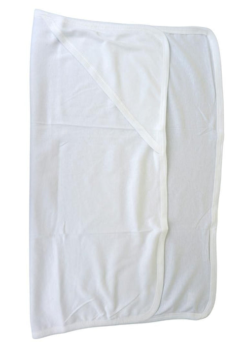 Landmark Hooded Blanket Free Size Plain Chief Value Cotton White