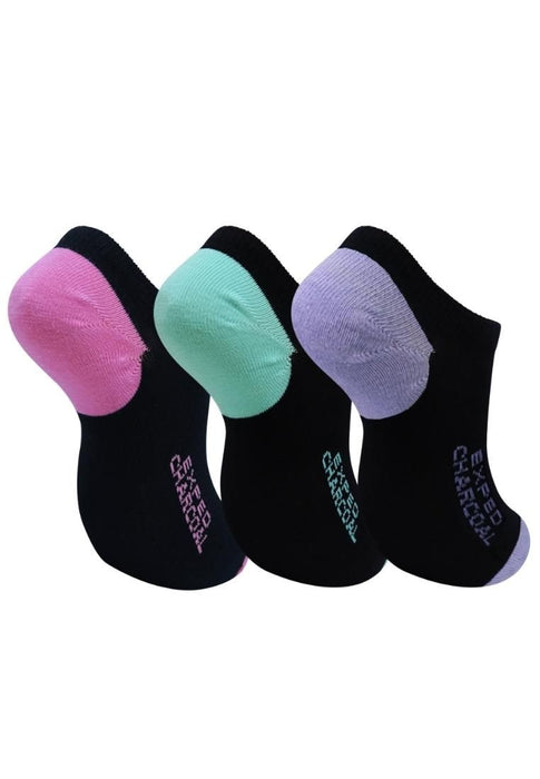 Darlington Ladies Casual Socks Colored Heel And Toe Heel Design