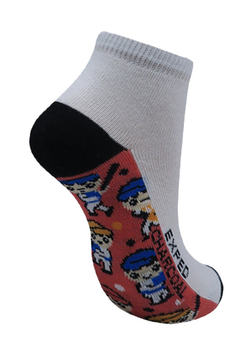 Darlington Childrens 3 Pairs Casual Socks Design in Sole Baseball