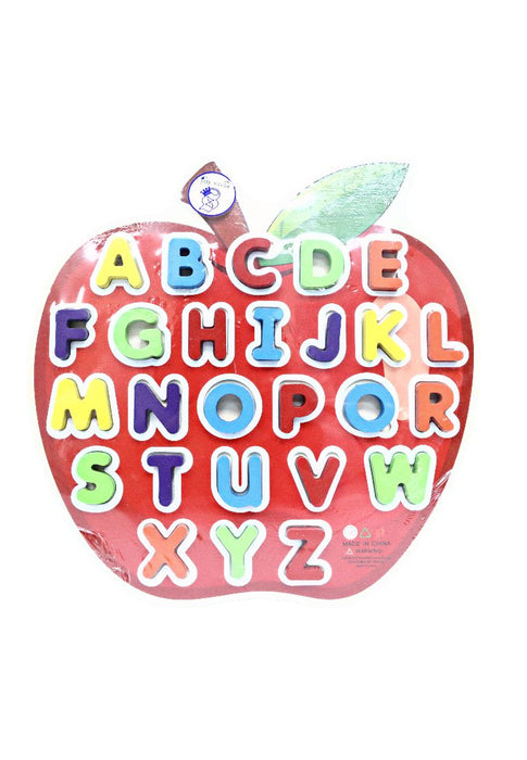 Landmark Wooden Capital Alphabet Letters in Red Apple