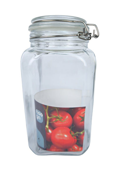 Hooga Airtight Glass Jar 1.8L With Gift Box