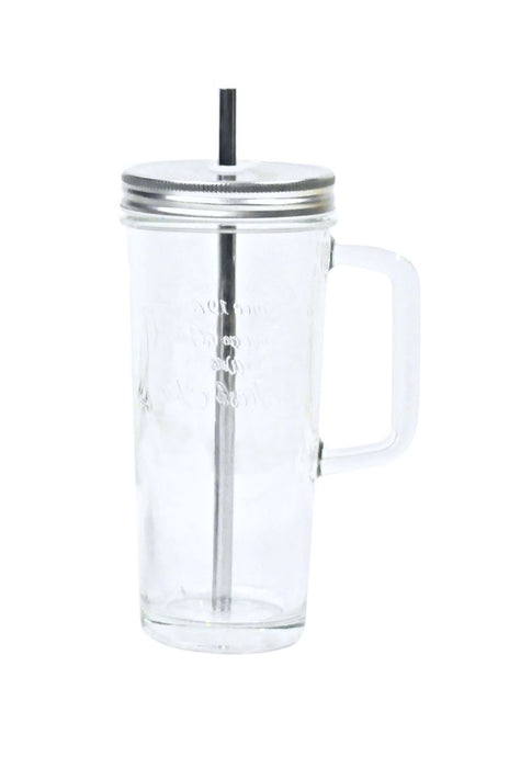 Asahi Personal Electric Blender 600ml With Free Mason Jar With Aluminum Caps & Straw