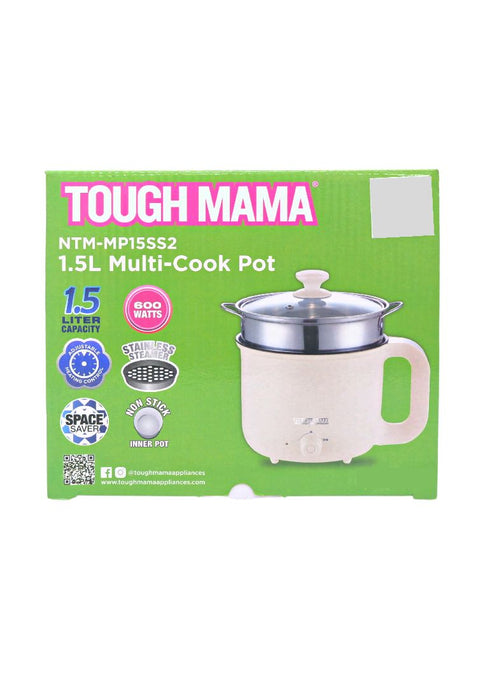 Tough Mama Multi-cook Pot 1.5L with Steamer