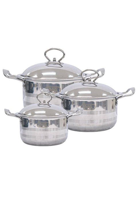 AAA 3piece Boiling Pot with Thick Build Bottom