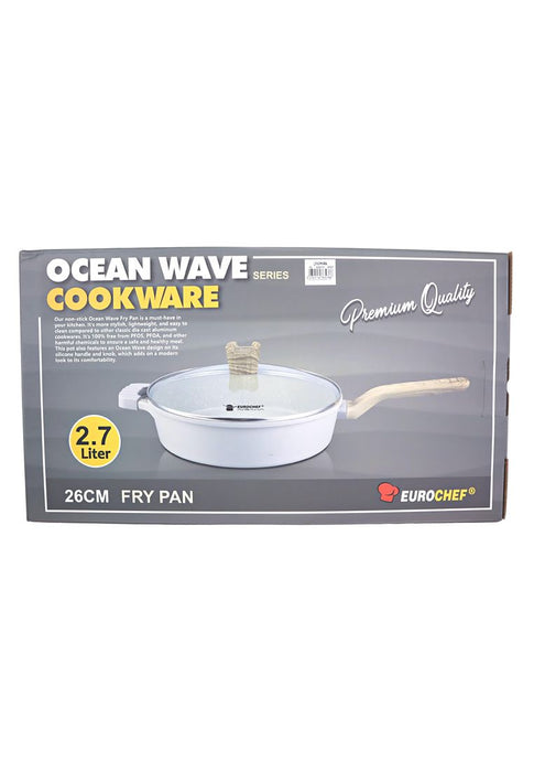 Eurochef Ocean Wave Series Fry Pan with Lid