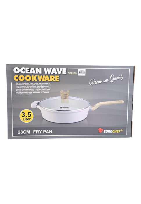Eurochef Ocean Wave Series Fry Pan with Lid