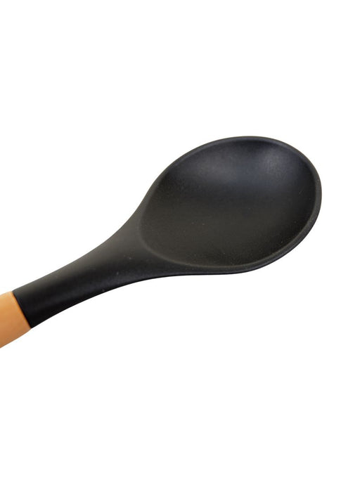 Landmark Anchor Silicone Cooking Spoon With Wooden Handle