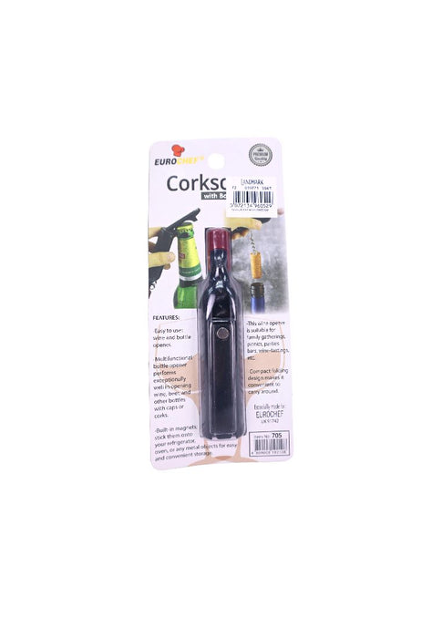 Eurochef Wine Corkscrew with Bottle Opener